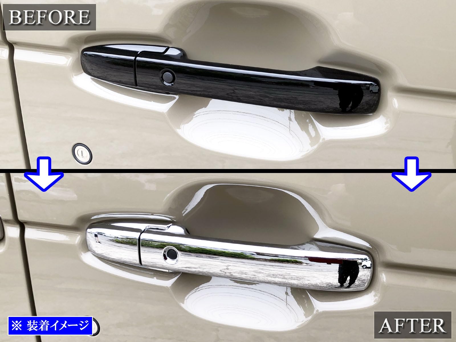 Amazon | BRIGHTZ N-BOXジョイ JF5 JF6 メッキドアハンドルカバー ノブ